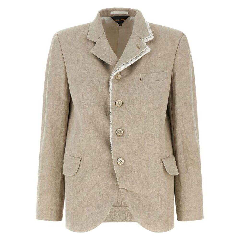 Comme Des Garçons Women Double Layer Lapel Blazer
